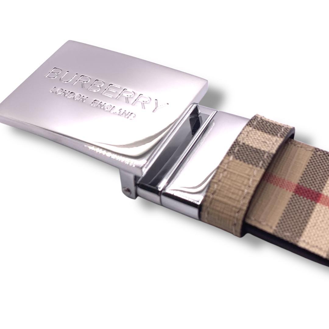 美品★Burberry　バーバリー　ベルト　リバーシブル100-110cm