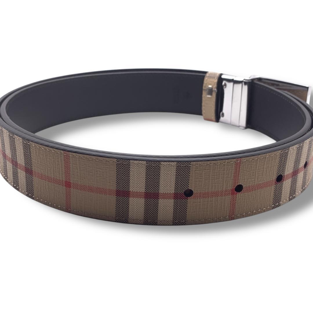 美品★Burberry　バーバリー　ベルト　リバーシブル100-110cm