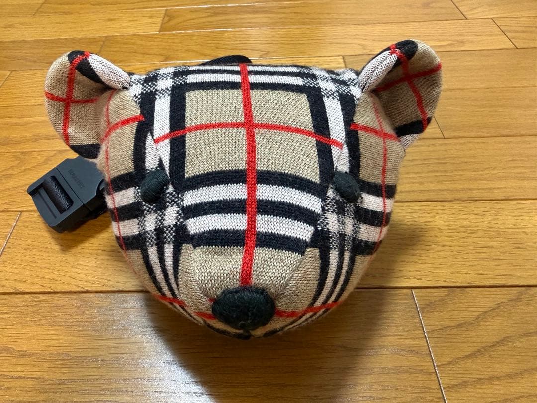 美品　BURBERRY クマ　くま　ベア　ボディバッグ　ウエストポーチ　ウール