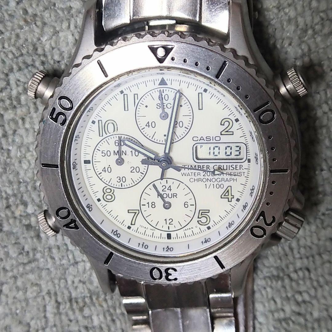 カシオ CASIO TIMBER CRUISER クロノグラフ 200防水 - メルカリ
