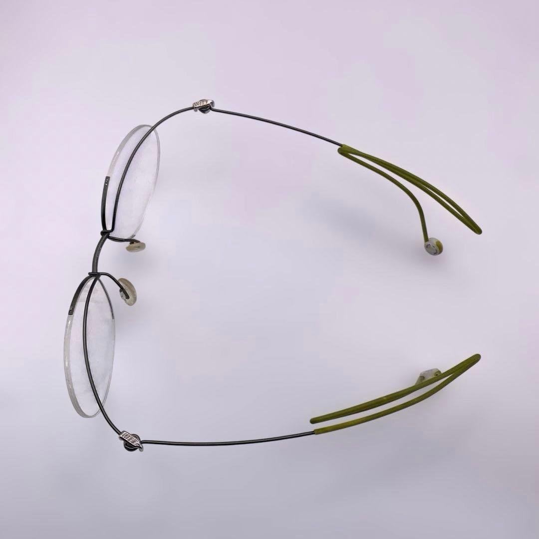 展示品　HITT 正規品 ヴィンテージ 日本製 メガネ　眼鏡 H-2 グリーン