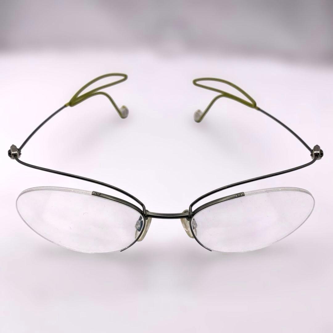 展示品　HITT 正規品 ヴィンテージ 日本製 メガネ　眼鏡 H-2 グリーン