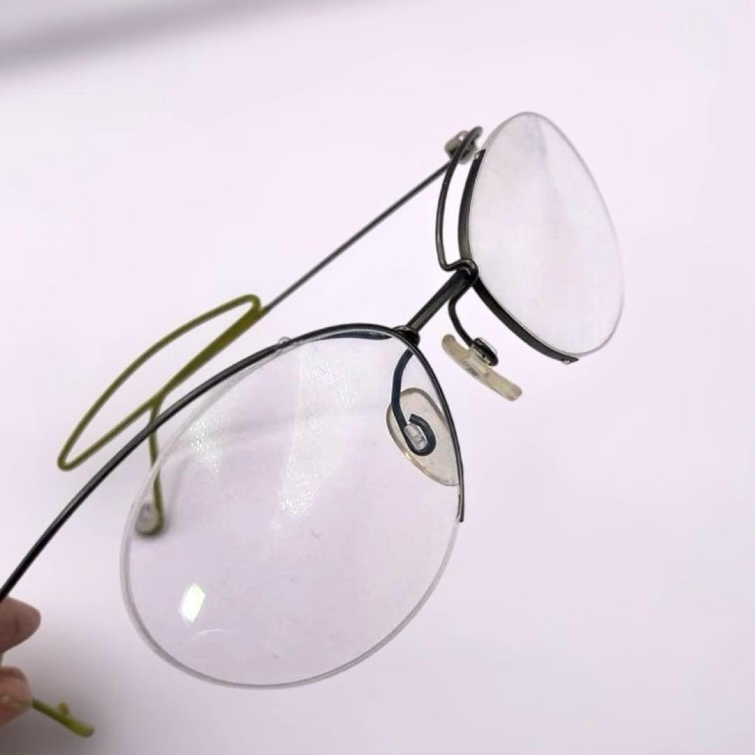 展示品　HITT 正規品 ヴィンテージ 日本製 メガネ　眼鏡 H-2 グリーン