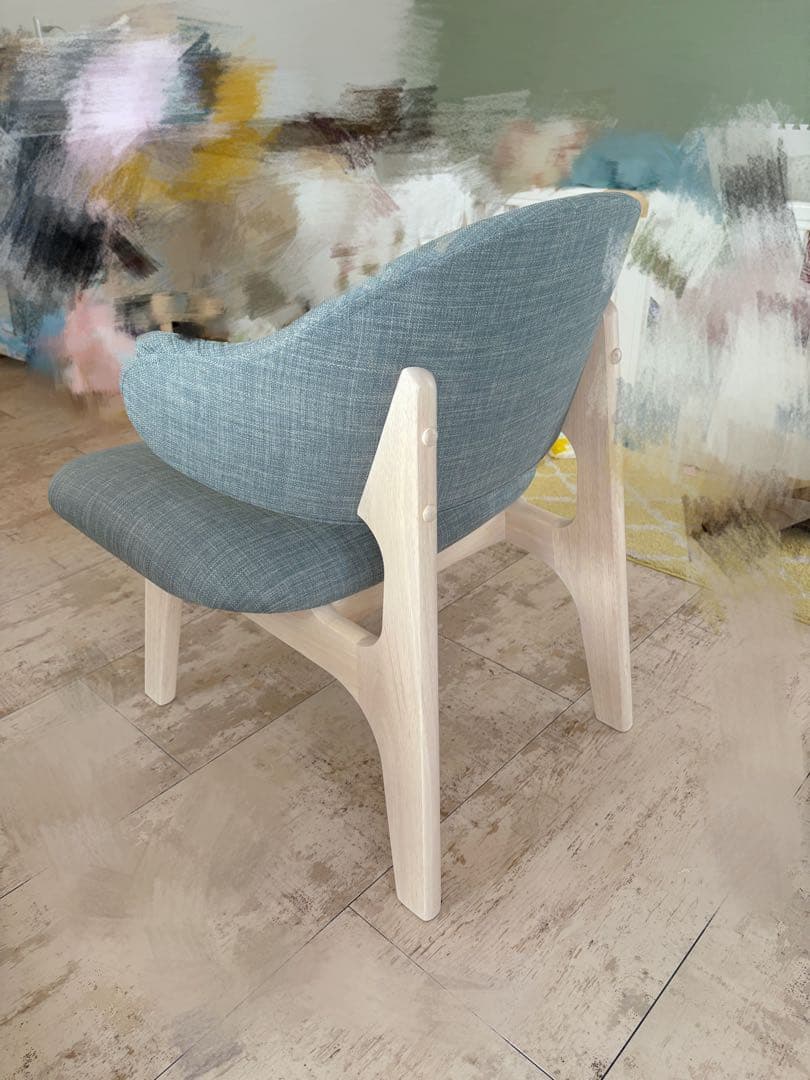 【値下げた送料込】ニトリ　リビングダイニングチェア　ローチェア　リラックスワイド