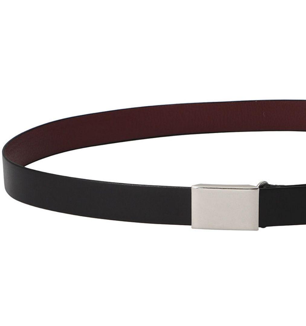 YLEVE レザーバックルドベルト BLACK