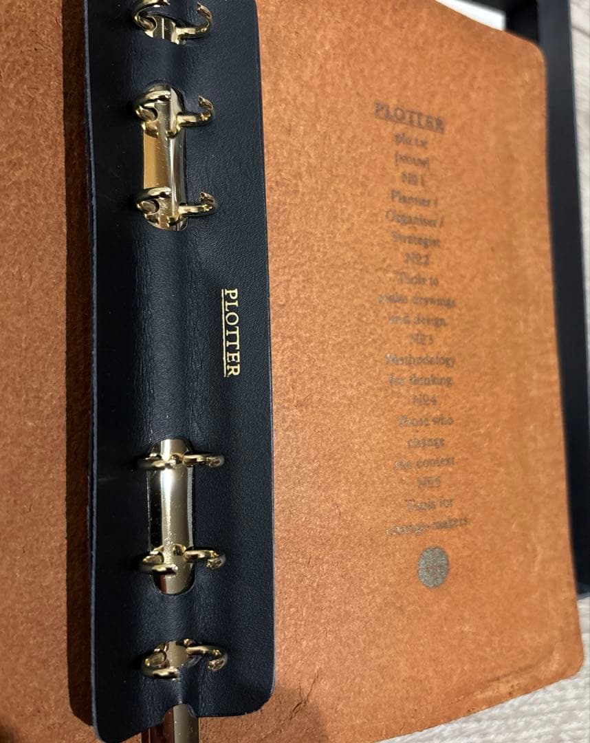 PLOTTER プエブロ バイブルサイズ 希少なゴールドリングです。