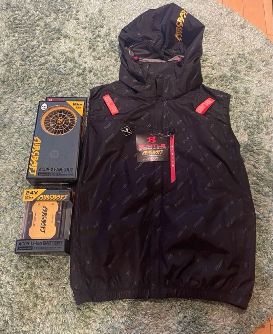 2025年モデル　バートル　24Vファン×24Vバッテリーセット空調服フルセット