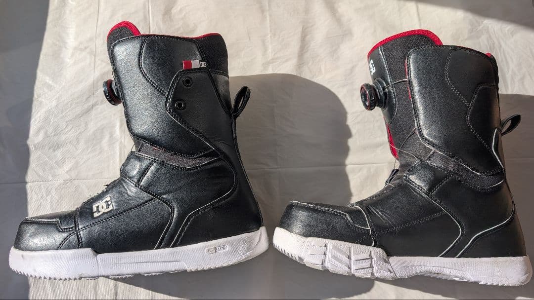DC SCOUT 26.5cm スノーボードブーツ ブラック/レッド
