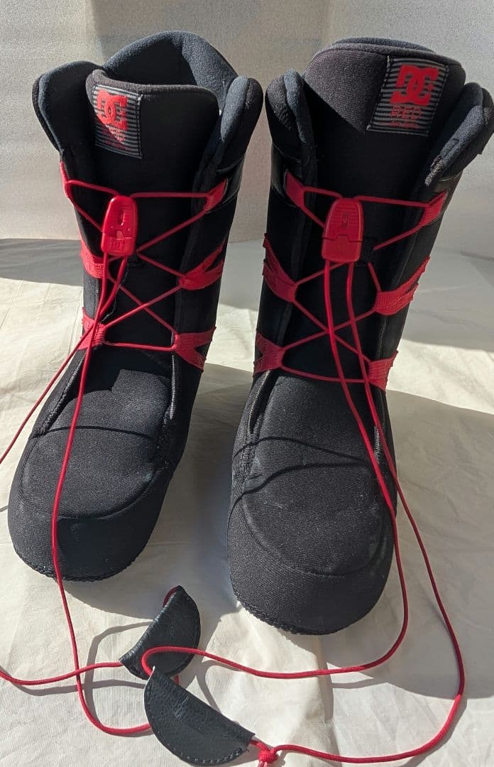 DC SCOUT 26.5cm スノーボードブーツ ブラック/レッド