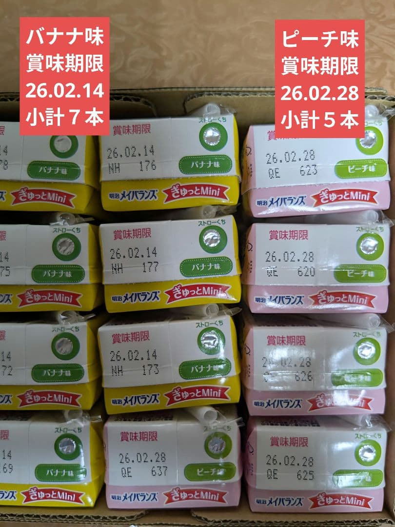 明治 メイバランスぎゅっとMini 100ml　計60本