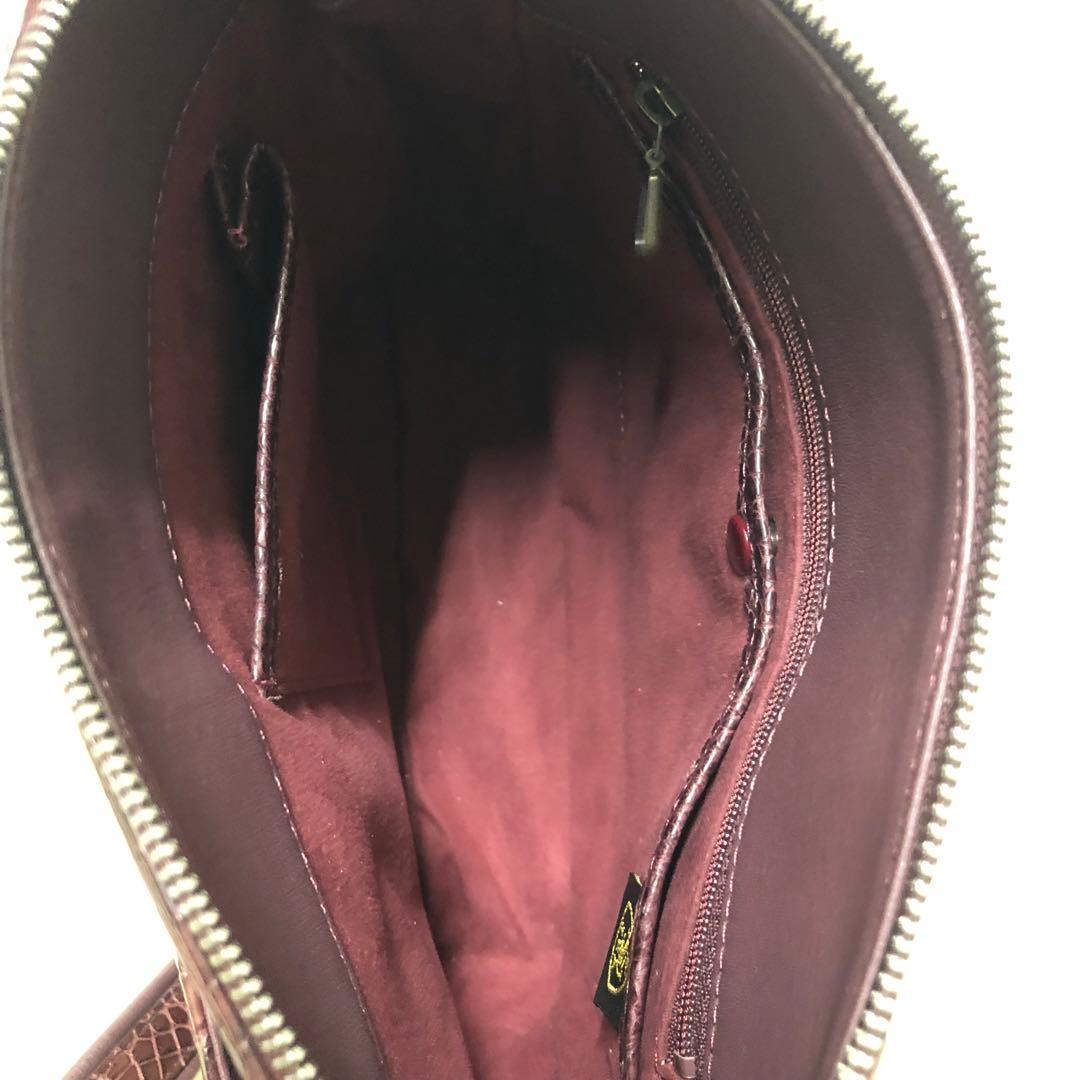 極美品 JRA クロコダイル ワンショルダーバッグ　2way クロコ本革