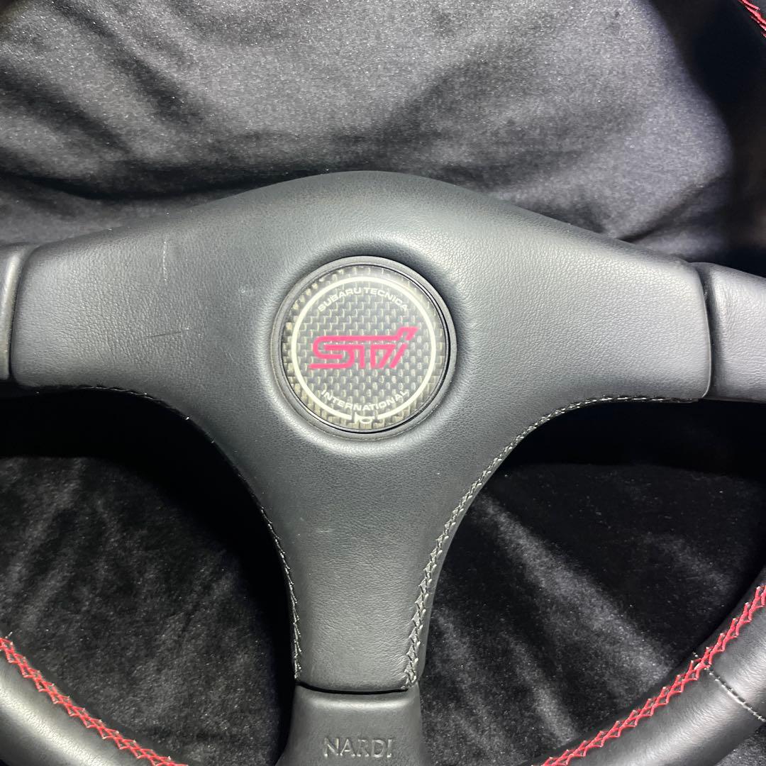 Nardi STI ステアリング GC8 純正 美品