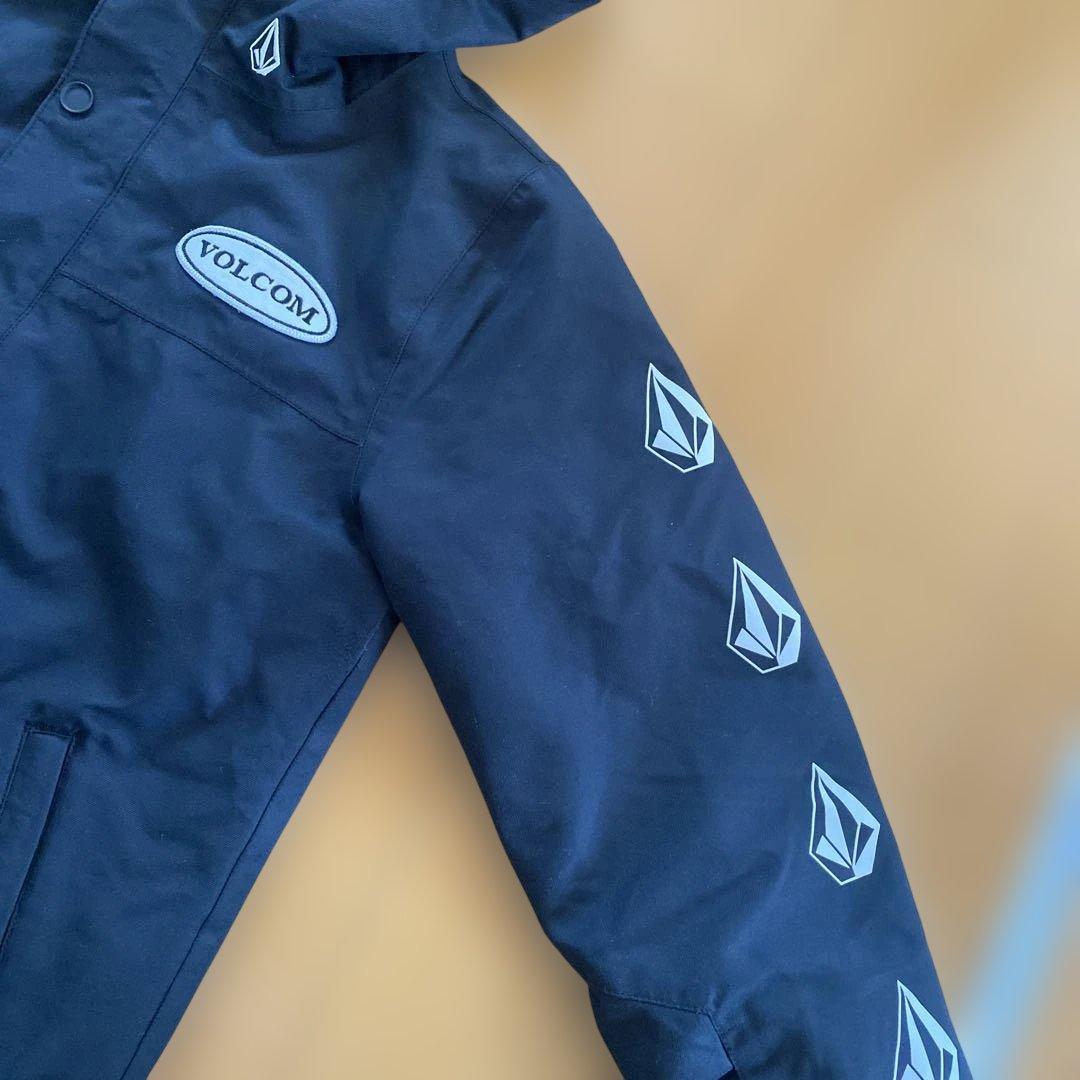 Ｓ　ボルコム　スキーウエア　上下　ブラック×ベージュ