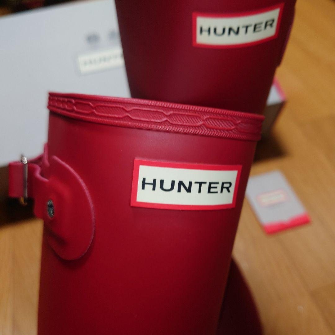 新品！未使用！ HUNTER レインブーツ ロングブーツ ハンター