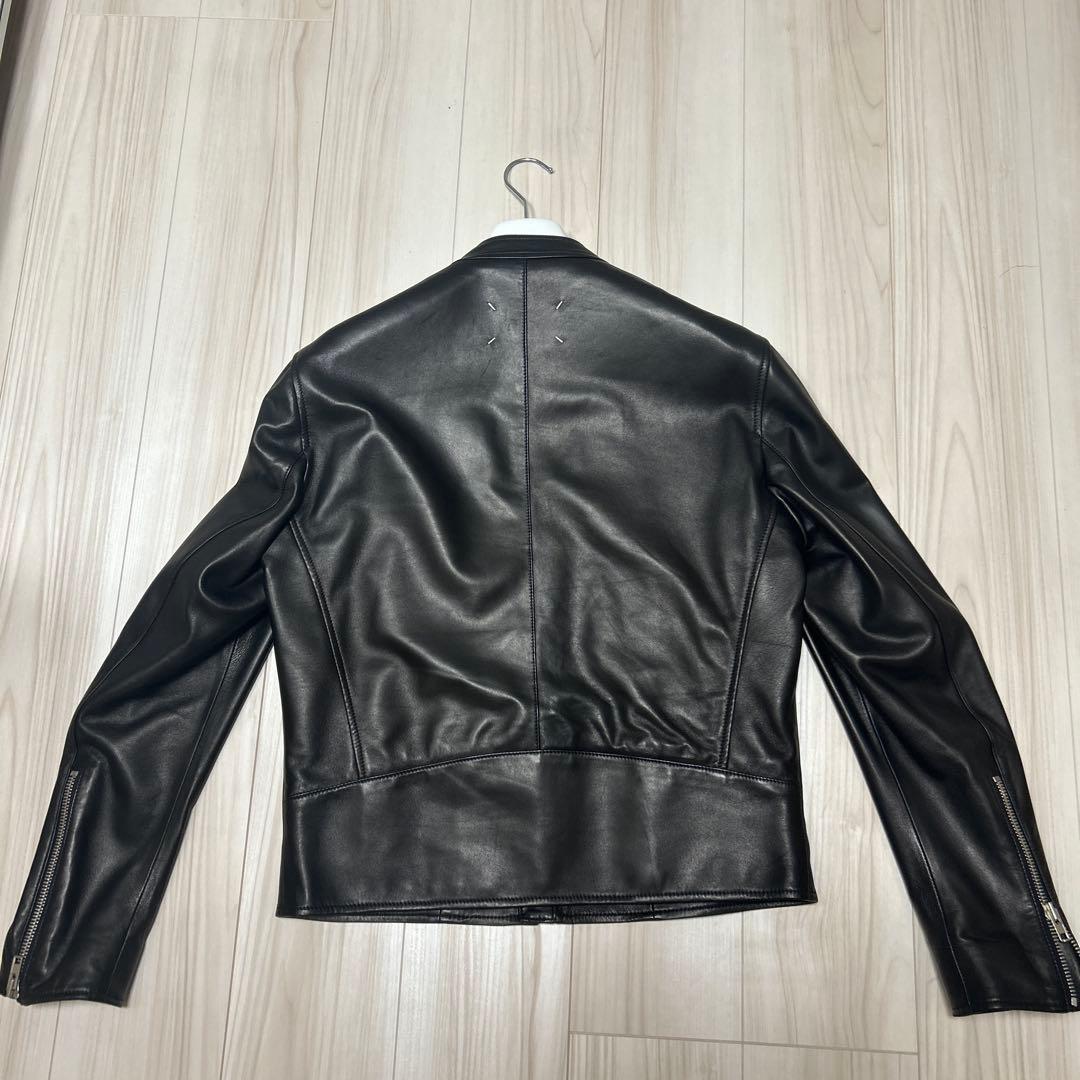 メゾンマルジェラ シングルライダースジャケット - メルカリ