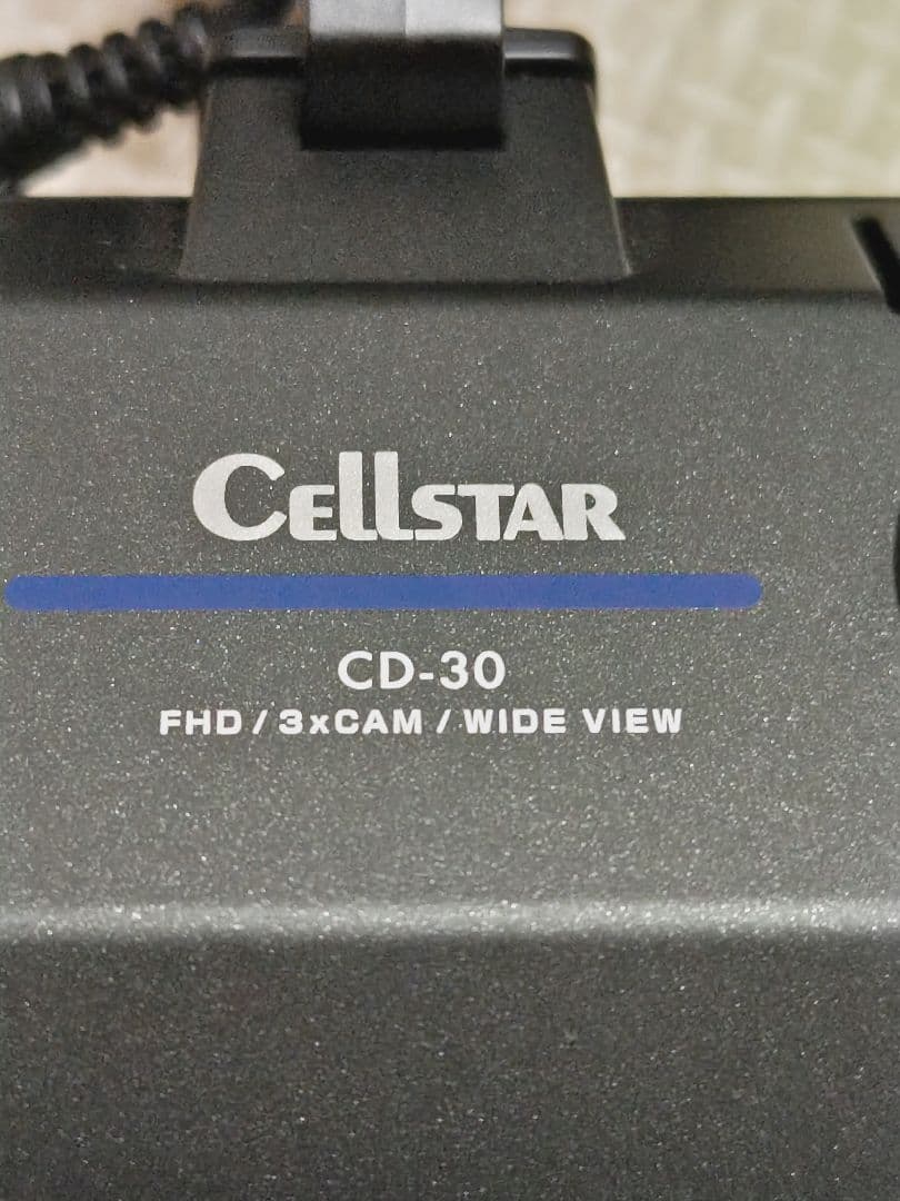 Cellstar CD-30 ドライブレコーダー 3カメラ駐車監視電源