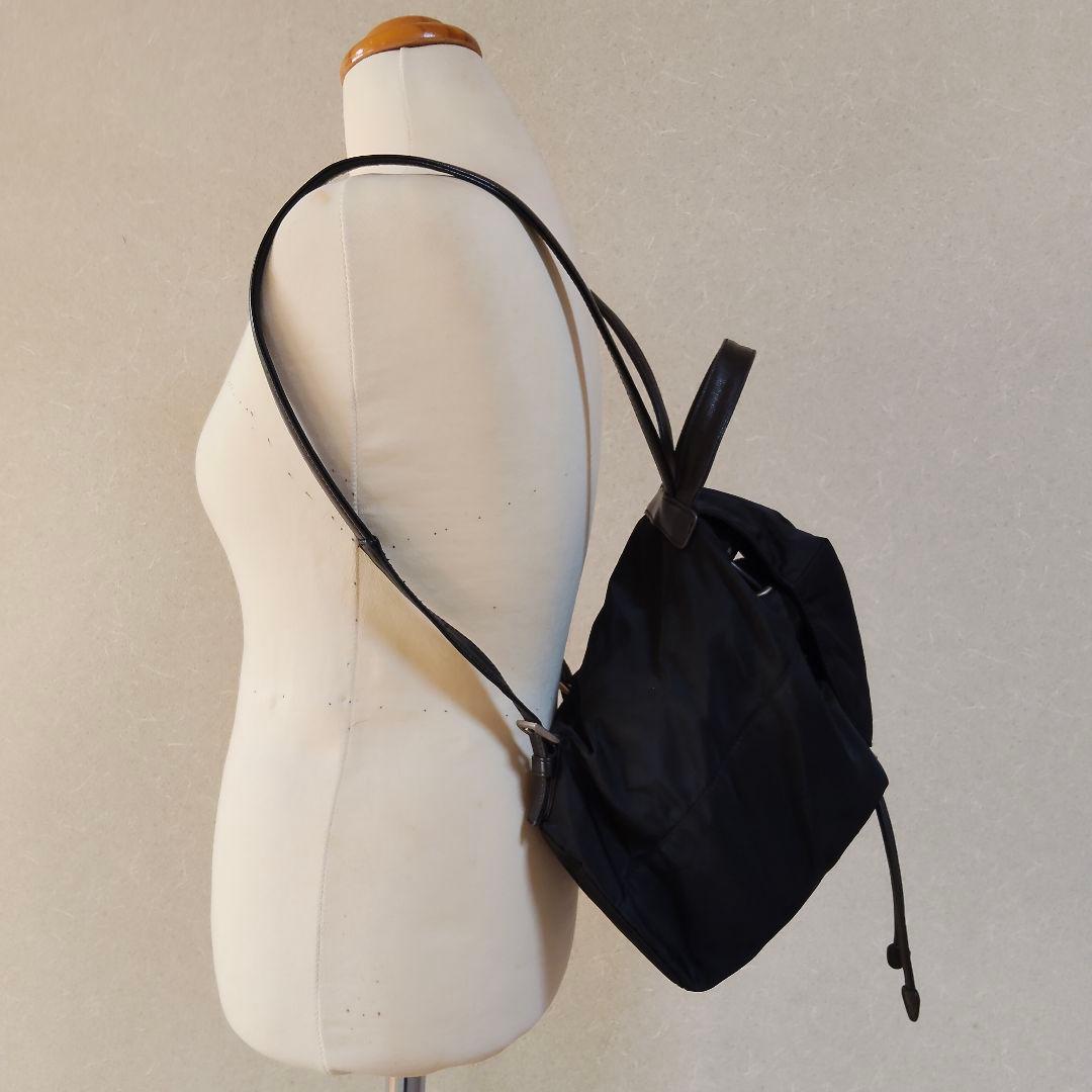 R*E様 ◆◇改造品◆ PRADA バックパック 黒 リュック 三角ロゴ テスー