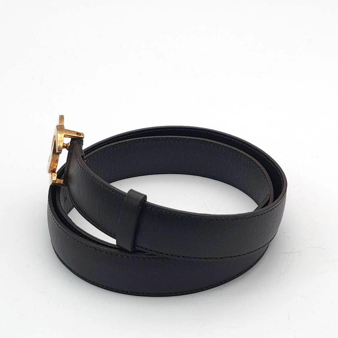 CHANEL ココマーク　ベルト　ブラウン　レザー　ゴールド　レディース　付属品