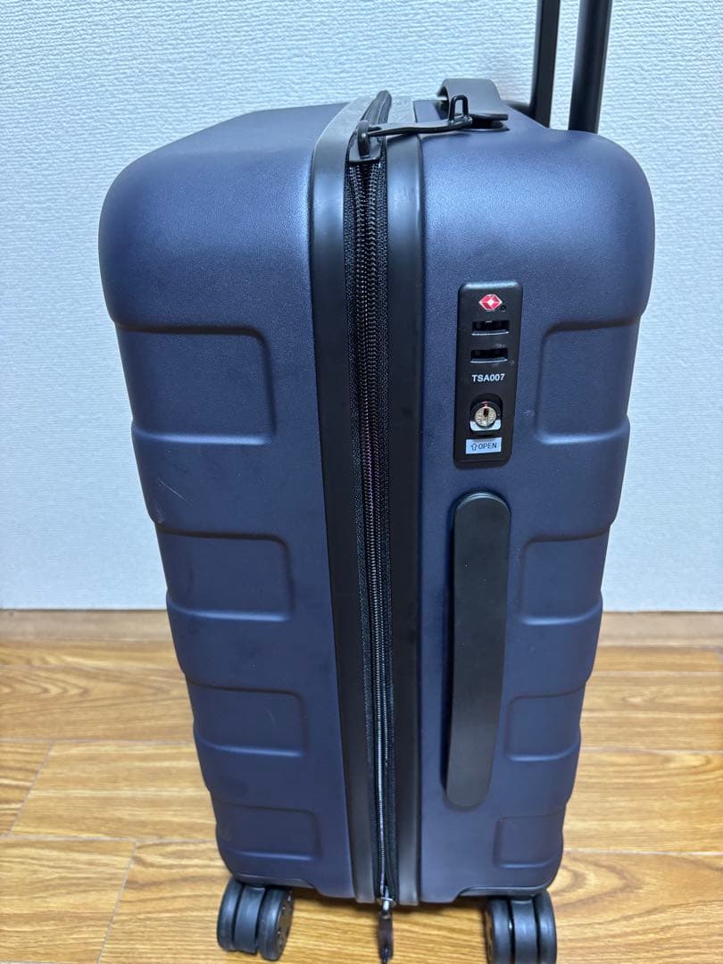 【DAI】無印良品 キャリーケース 36L 機内持込可 ネイビー