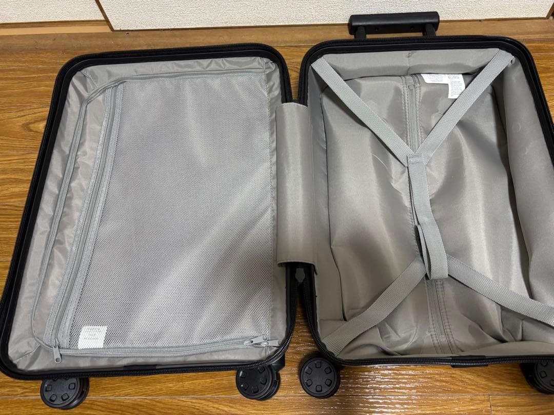 【DAI】無印良品 キャリーケース 36L 機内持込可 ネイビー