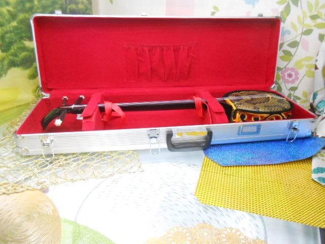 (送料無料)12.000円　沖縄三線専用　一丁入アルミハードケース　三線は別売り