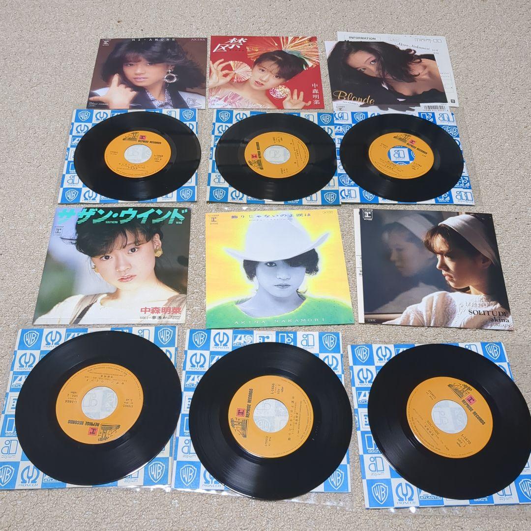 中森明菜　レコード22枚