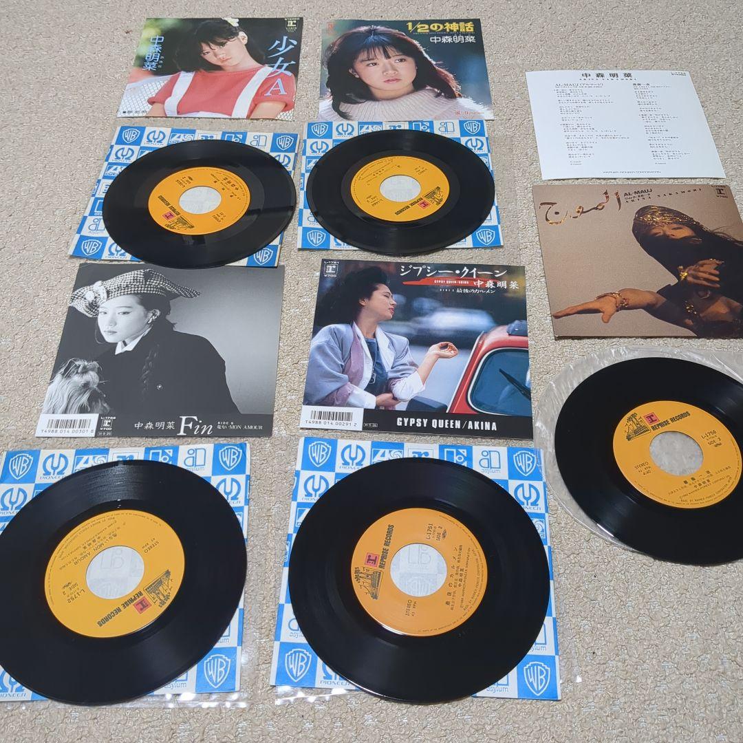 中森明菜　レコード22枚