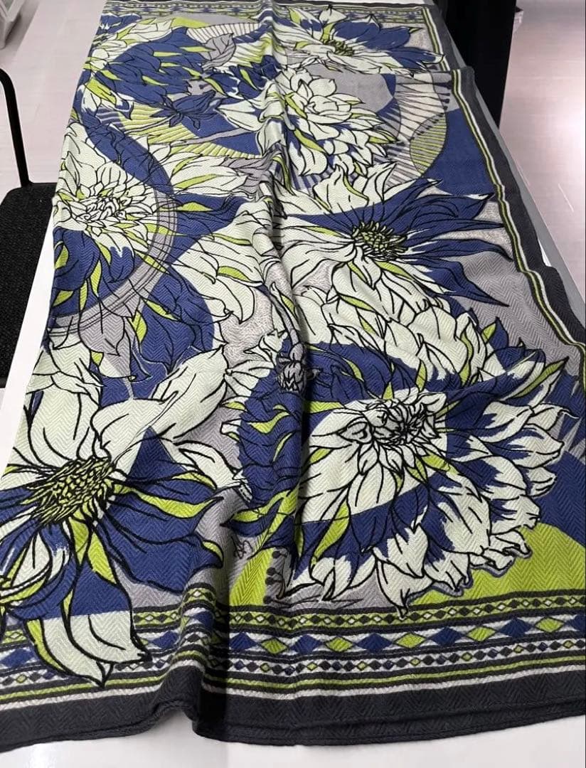 新品 manipuri ウールシルク ダリアロンド 120 ストール マニプリ