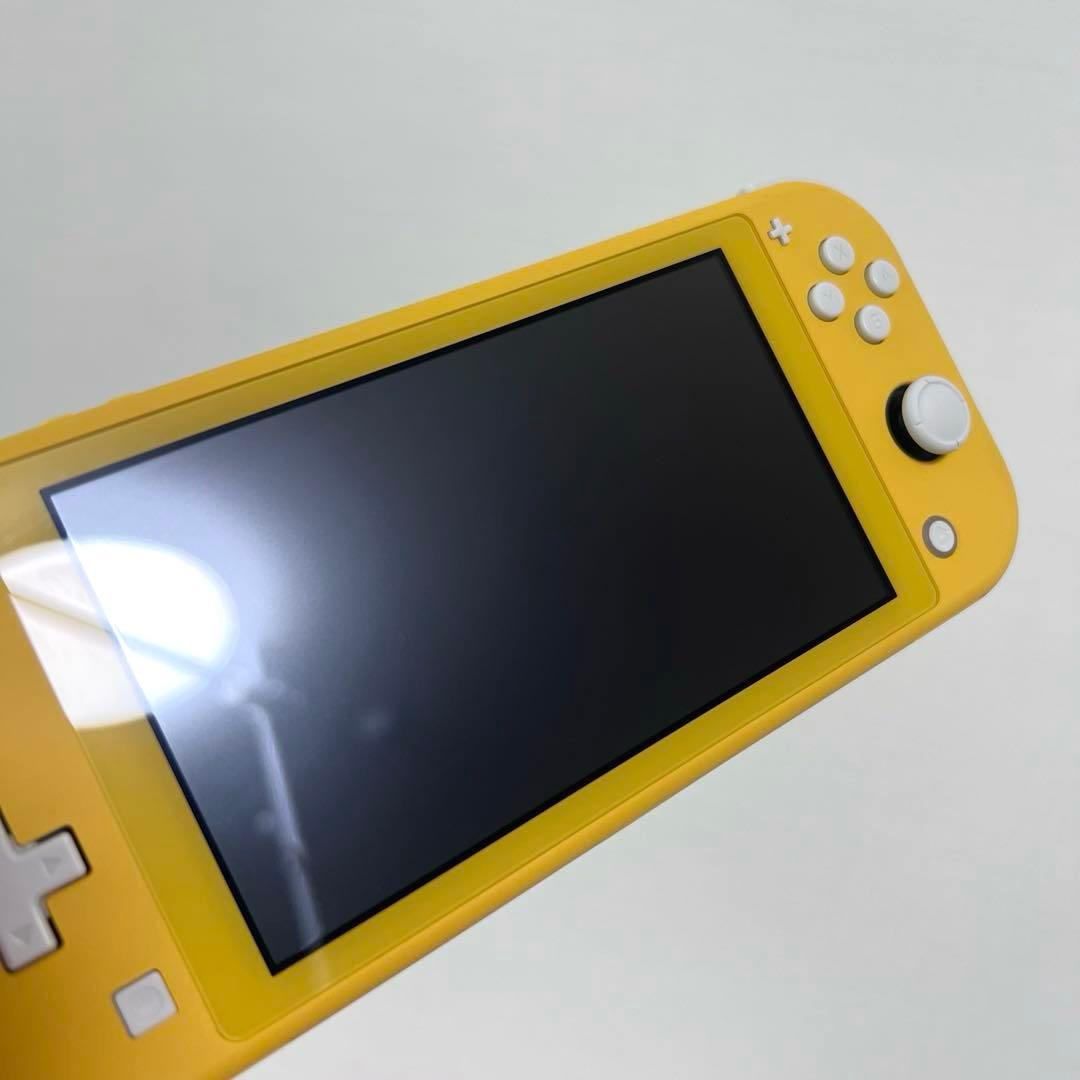 【美品・動作確認済み】Switchライト（イエロー）スティックカバー、イヤホン付