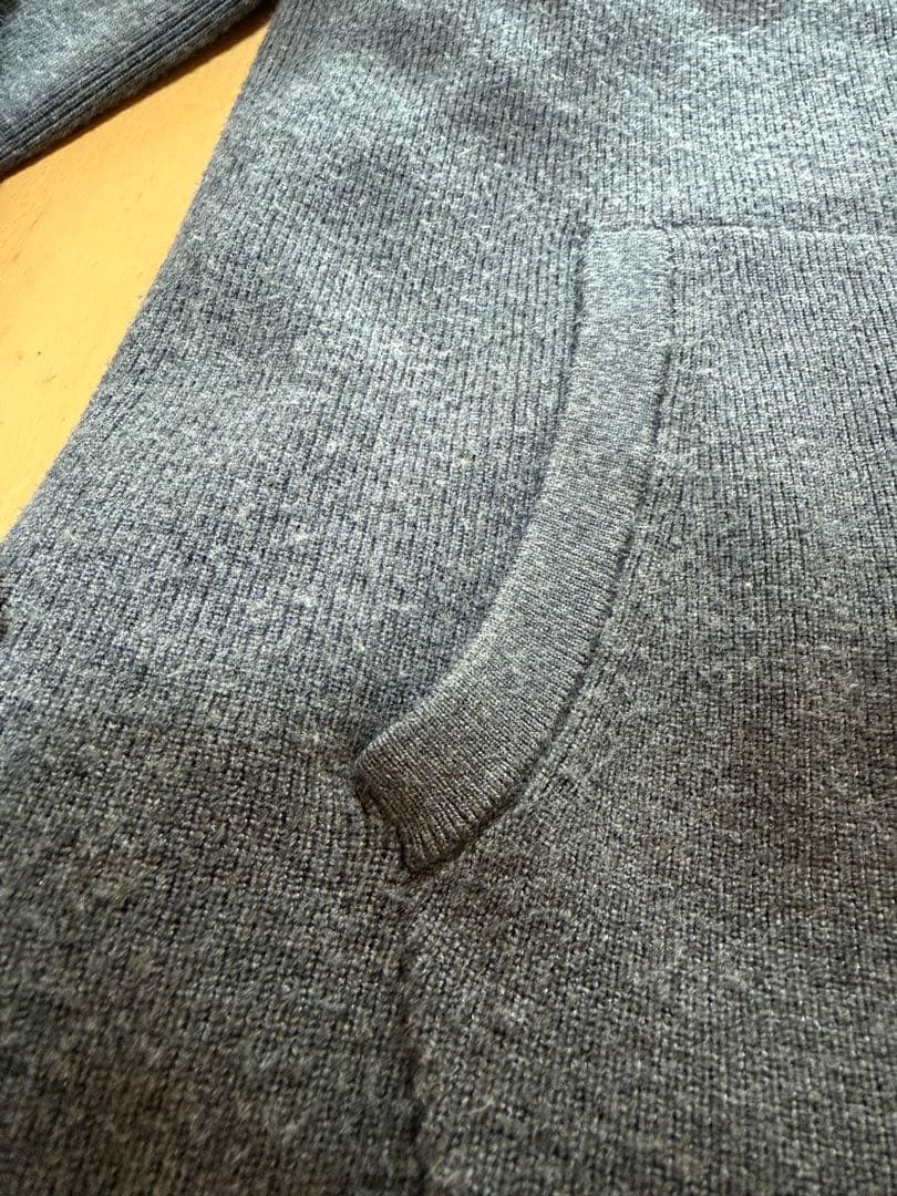 ブリーフィング　ブルゾンニットパーカー　グレー