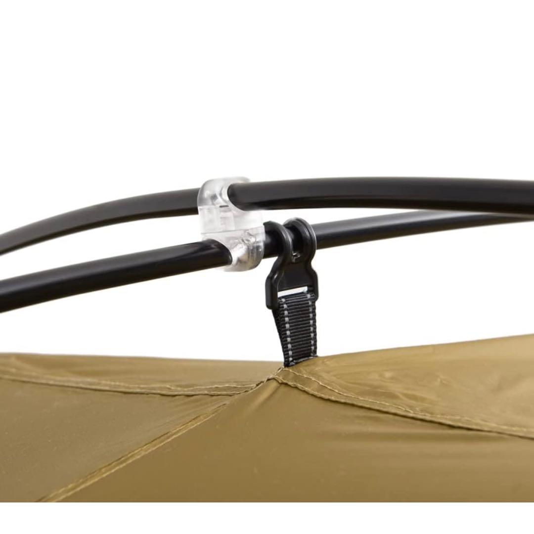 耐水性素材を使用したZerogramの山岳テントポール式設営で簡単に