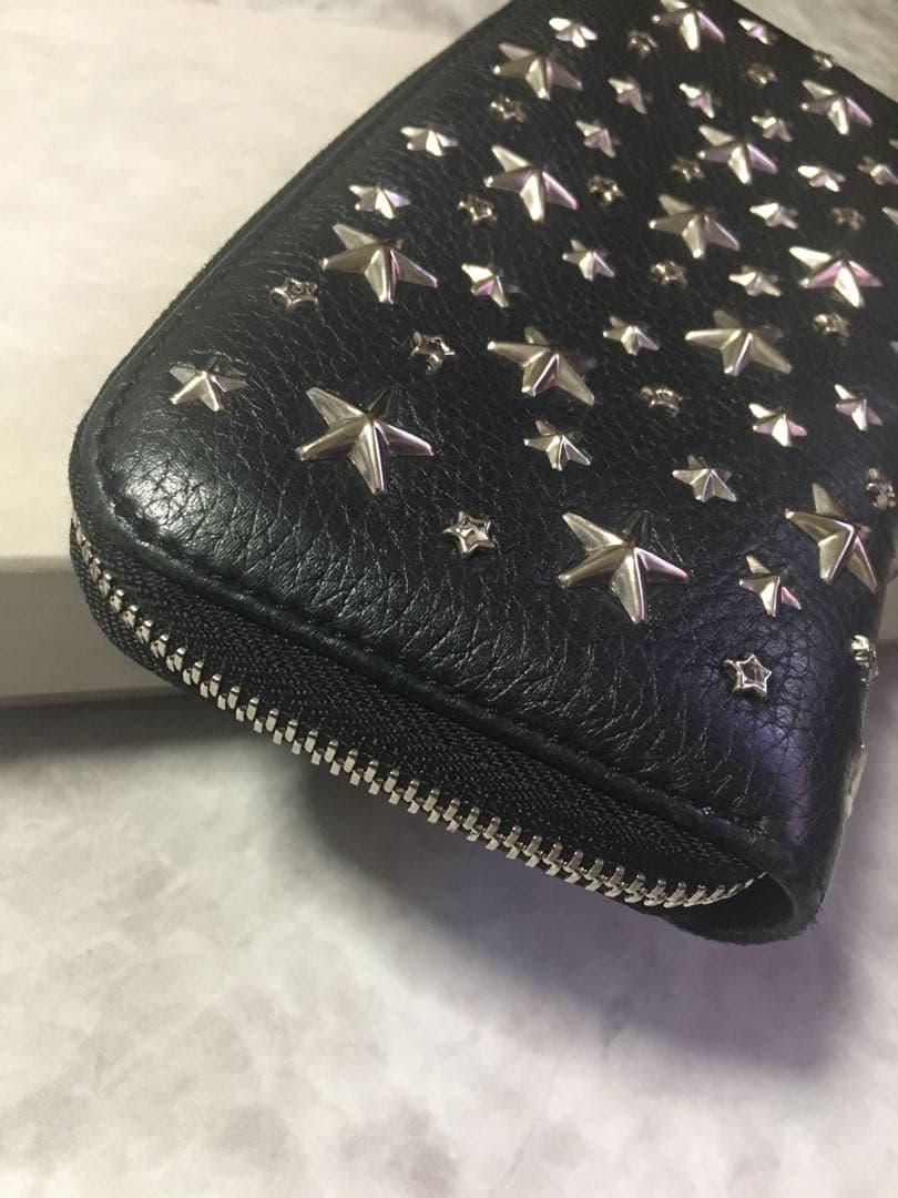 イアナさん JIMMY CHOO☆ジミーチュウ 星 スタッズ 長財布 美品
