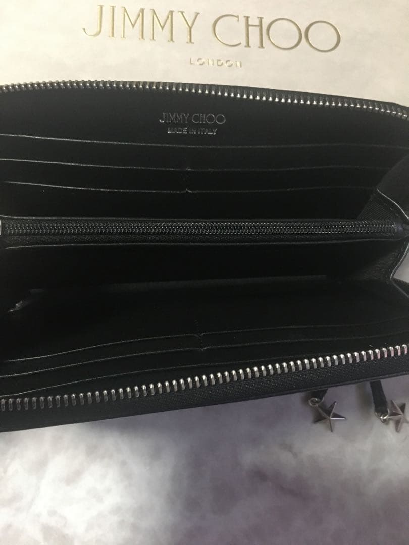 イアナさん JIMMY CHOO☆ジミーチュウ 星 スタッズ 長財布 美品