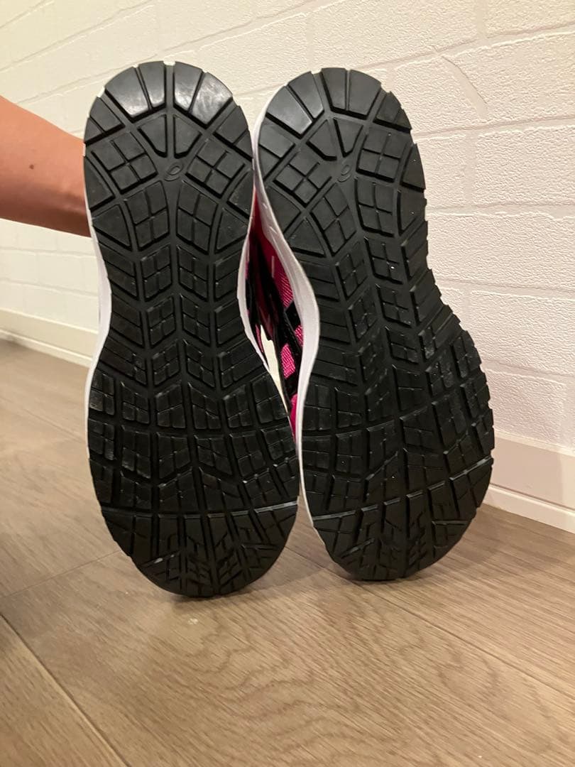 ASICS 安全靴 ピンク/ブラック