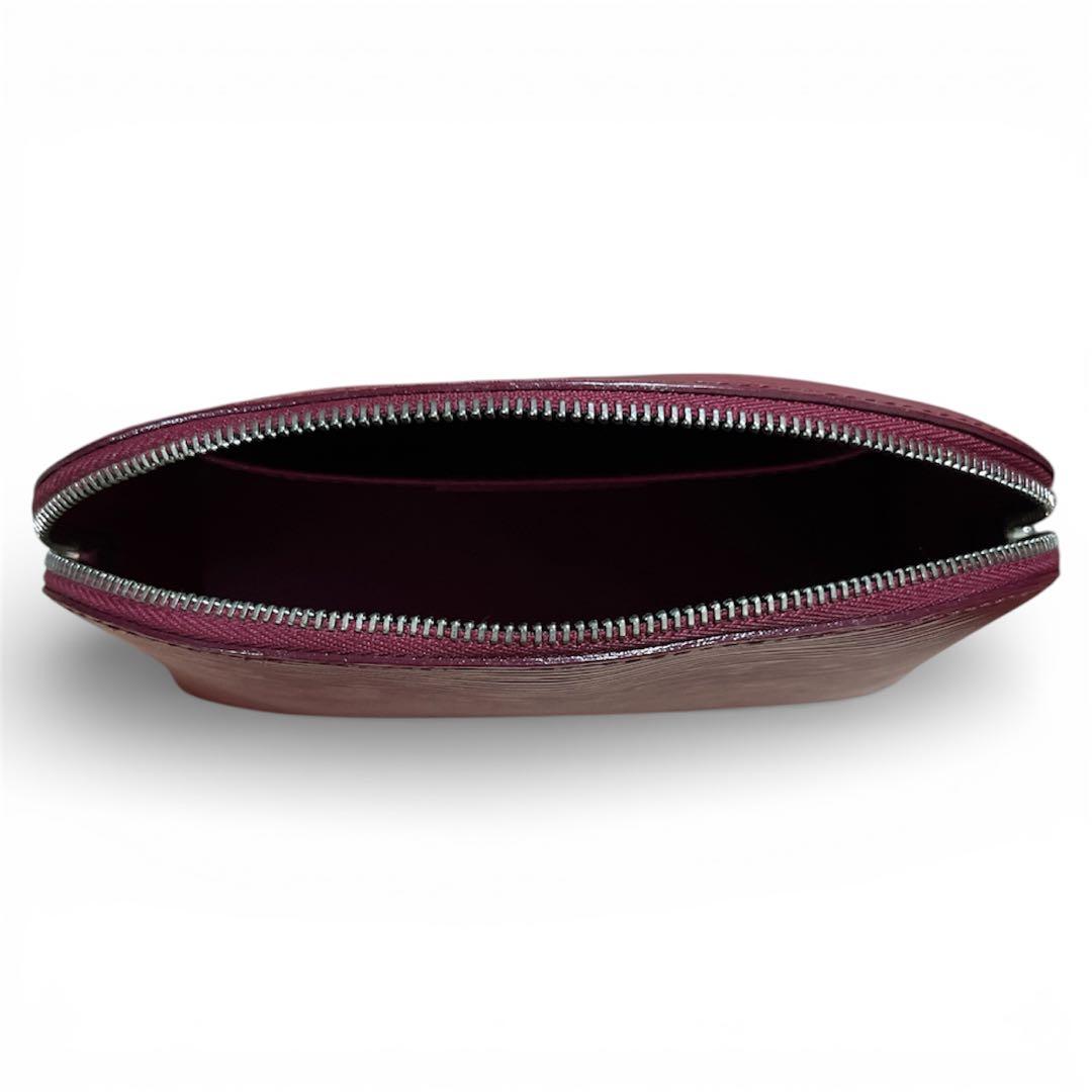 【美品】ルイヴィトン LV エピ ポーチ ボルドー レザー 箱有り ポシェット