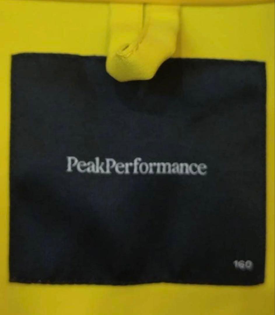 ピークパフォーマンススキースノボウェアー ブラックイエロー上160下150