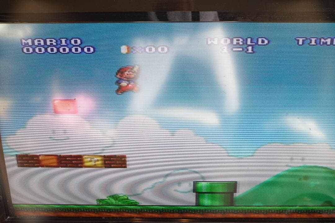 任天堂　スーパーファミコン本体、　ソフト8点　作動確認