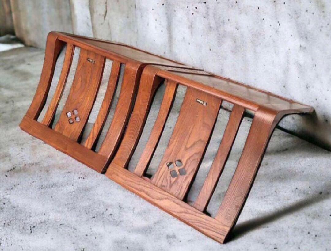 hikari 光製作所 曲木 座椅子 4脚セット/モダン 昭和レトロ 椅子