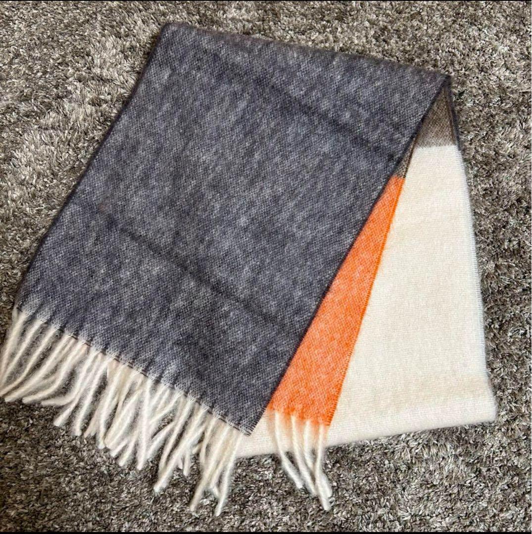 【美品　タグ付き　人気】TOMORROWLAND☆マフラー☆ブラウン系