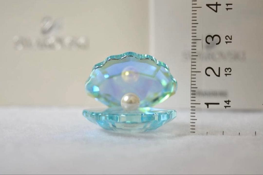 SWAROVSKI スワロフスキー シェル パール ブルー