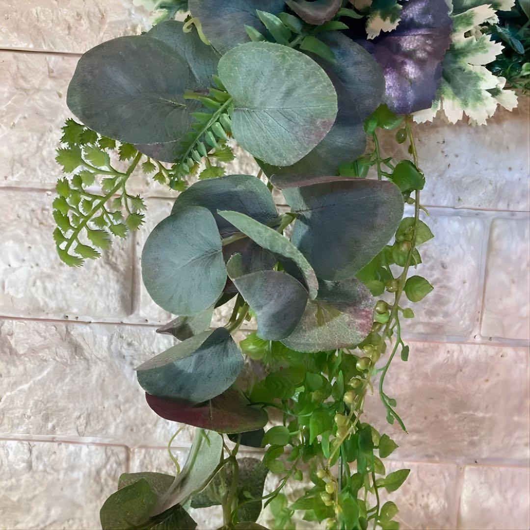 光触媒　人工観葉植物　ウォールグリーン　フェイク　フラワー　壁掛け　40557