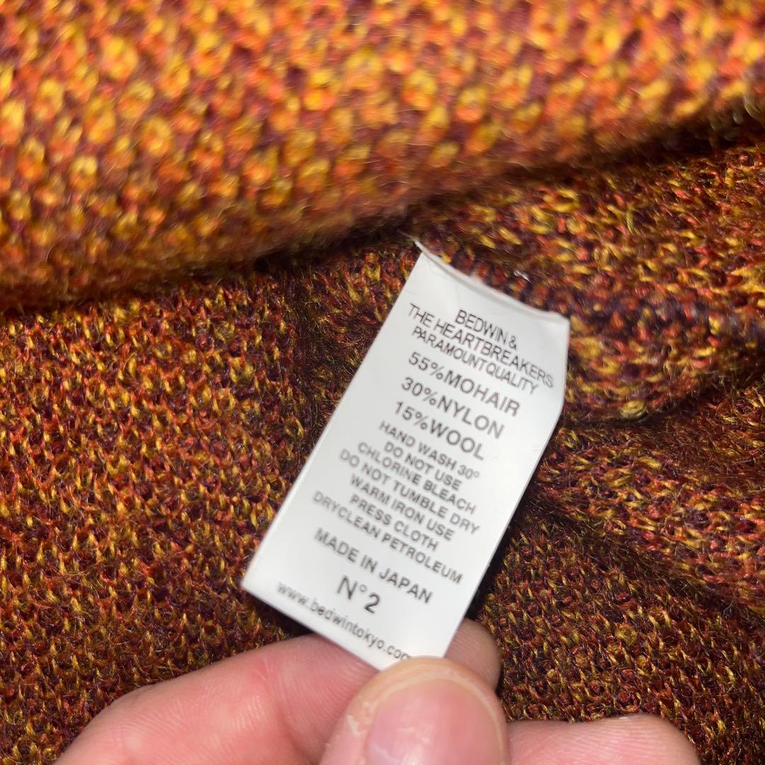 Bedwin モヘアカーディガン No.2 カート コバーン 定価39600円 - メルカリ