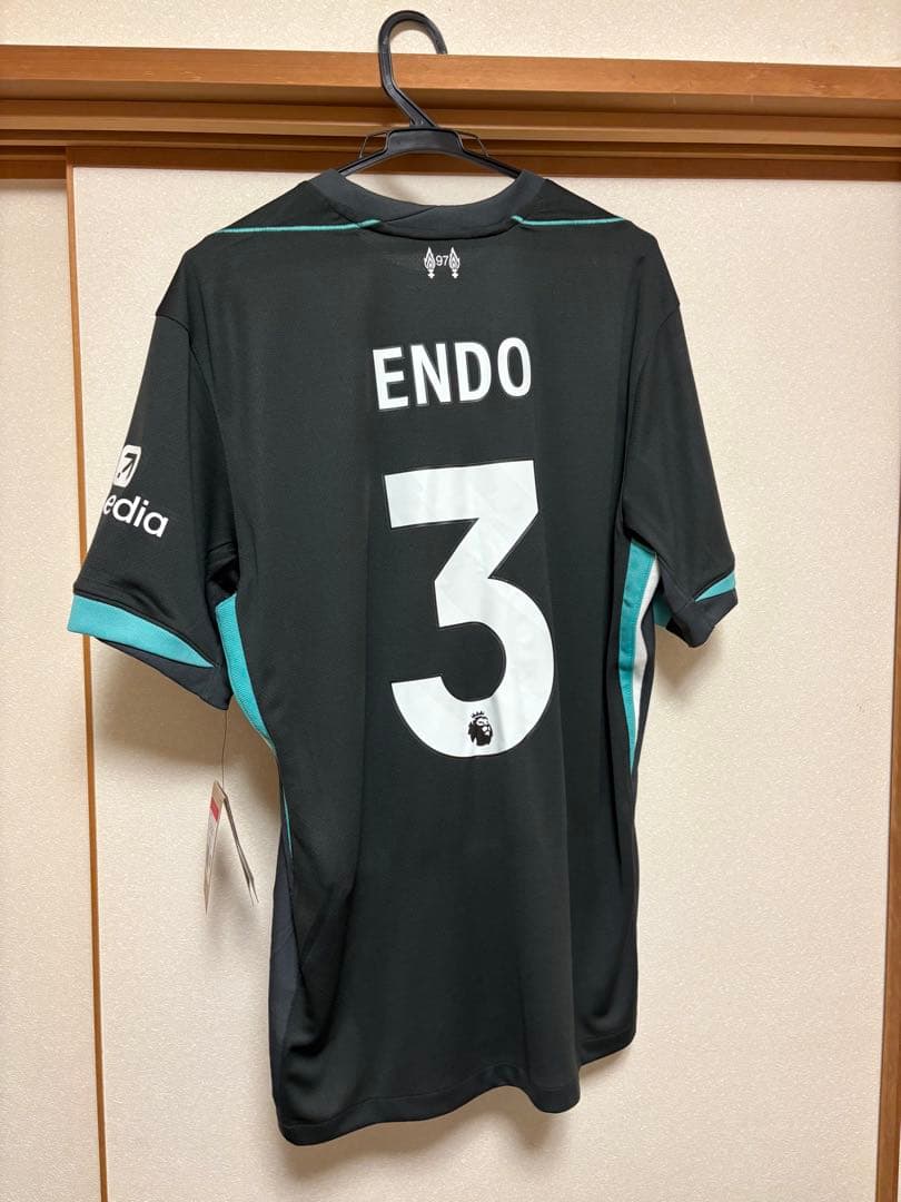 【正規品】24-25 リヴァプール 2nd ユニフォーム 遠藤航 パッチ付き