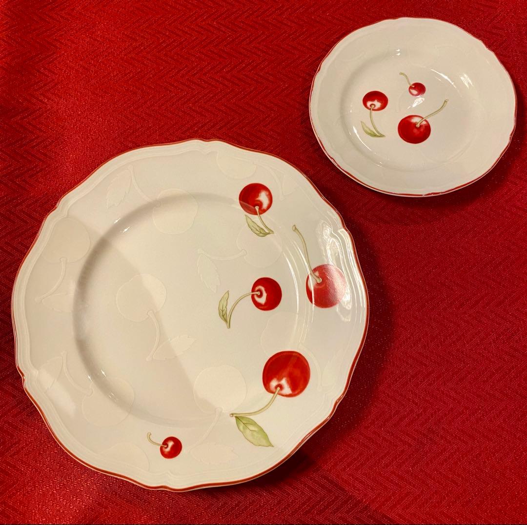 ☆鮮やかなチェリー☆】リチャードジノリ アンティコチェリー プレート