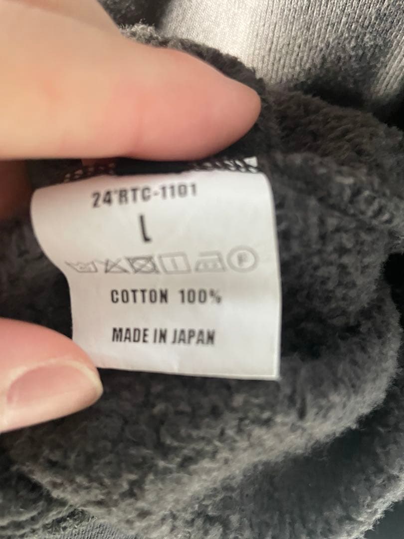 キムタク着用 RATS ラッツFLEECE クルーネックスウェット サイズL