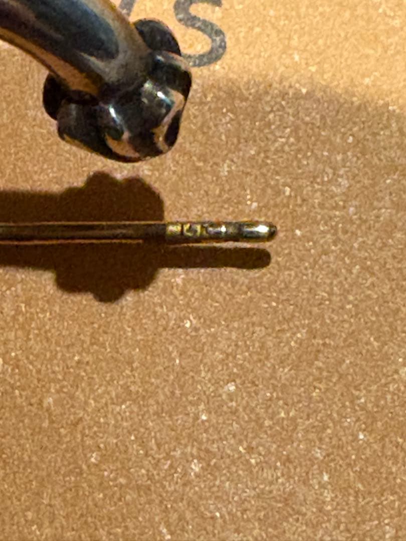 CHROME HEARTS HOOP PLAIN フープピアス　インボイスあり