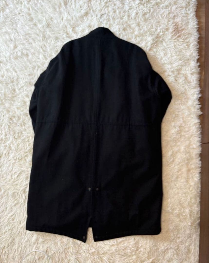 ULTERIOR　WOOL FLANNEL F/T PARKA - BLACK