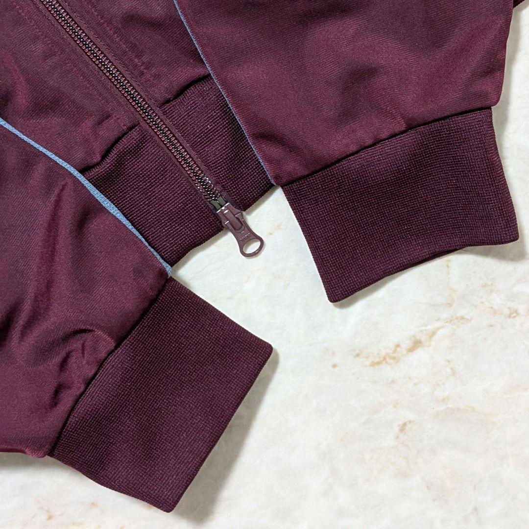 超希少★adidasベッケンバウアートラックジャケットマルーン紫青L相当