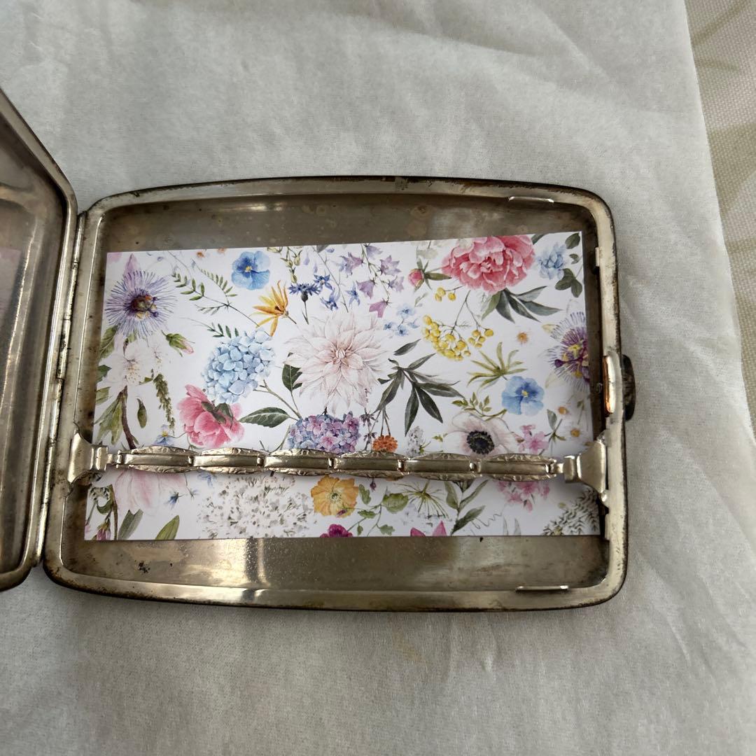 アンティーク シルバータバコ／カードケース