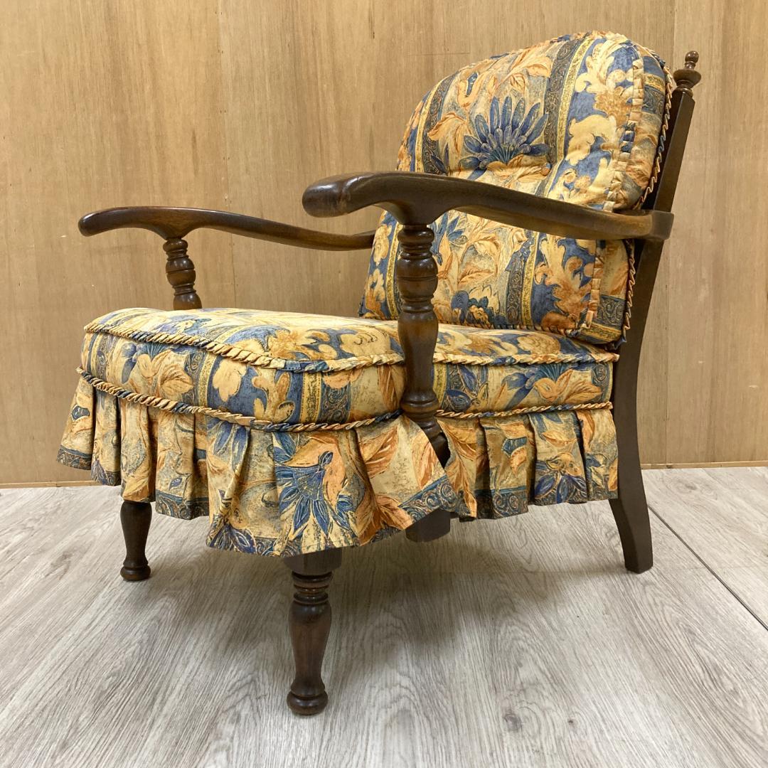 【飛騨産業】キツツキ　穂高　アームチェア　一人掛けソファ　シングル B